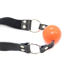 Pin Buckle O Ring Black Strap Ball Gag