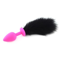 Bunny Tail Silicone Butt Plug Pet Play Tail