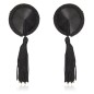 Satin Lace Nipple Covers With Tassels