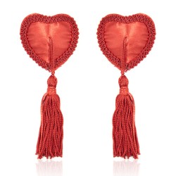 Heart Breaker  Lace Nipple Pasties With Tassels