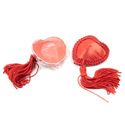 Heart Breaker  Lace Nipple Pasties With Tassels