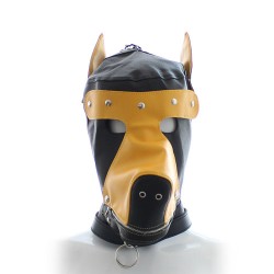 Dog Hood with Detachable Blindfold