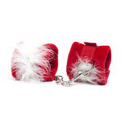 Red Fun Villus Handcuffs