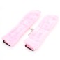 Pink Nylon Belt Fur Lined Cuffs