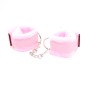 Pink Nylon Belt Fur Lined Cuffs