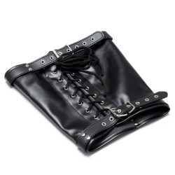 Faux Leather Leg Binder