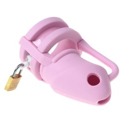 Chastity Cage Silicone Birdlocked - Pink