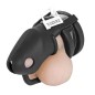 Chastity Cage Silicone Birdlocked - Black