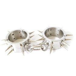 Spiked Stainless Steel Ankle/Wrist Cuffs