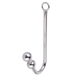 Double Ball Steel Anal Hook