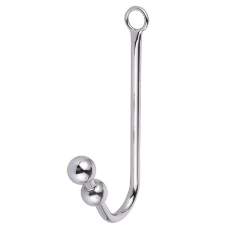 Double Ball Steel Anal Hook