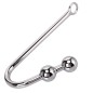 Double Ball Steel Anal Hook