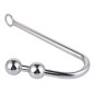 Double Ball Steel Anal Hook