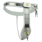 Curve-T Premium Female Chastity Belt with Locking Cover