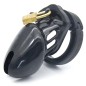 CB-6000S Short Male Chastity Cage - Balck