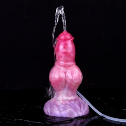 Ejaculating Peachy Colorful Realistic Dildo- 14