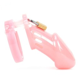 CB-6000 Male Chastity Cage - Pink