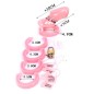 CB-6000 Male Chastity Cage - Pink