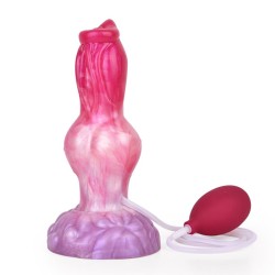 Ejaculating Peachy Colorful Realistic Dildo- 13