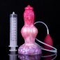 Ejaculating Peachy Colorful Realistic Dildo- 13