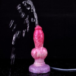 Ejaculating Peachy Colorful Realistic Dildo- 12