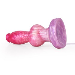 Ejaculating Peachy Colorful Realistic Dildo- 12