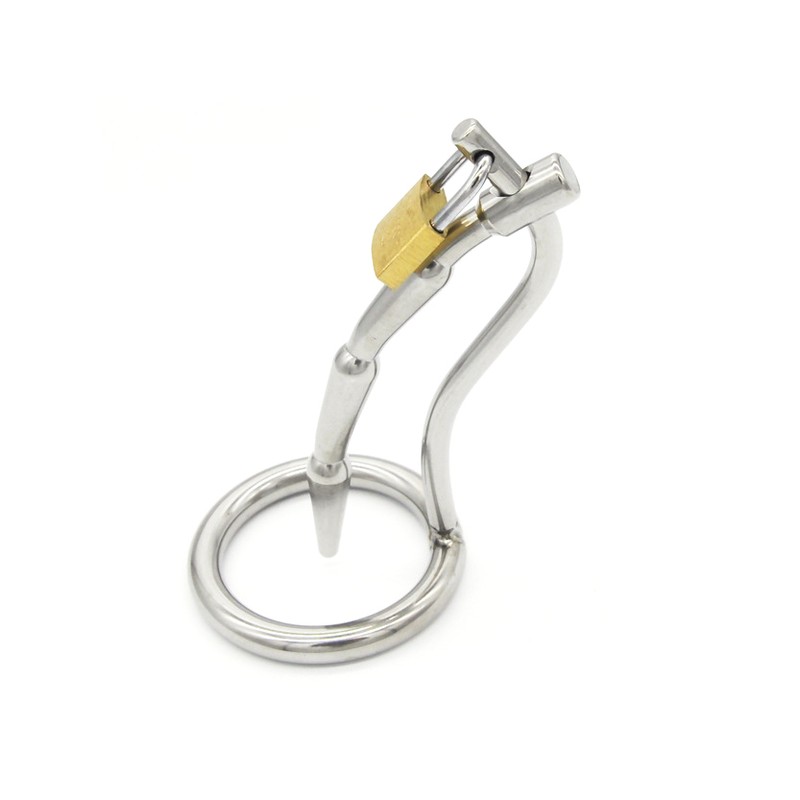 Stainless Steel Chastity Device Cage Locking