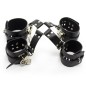 Locking Adjustable Wrist and Ankle Cuffs Set