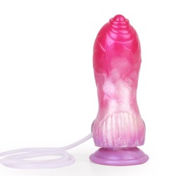 Ejaculating Peachy Colorful Realistic Dildo- 04