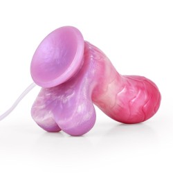 Ejaculating Peachy Colorful Realistic Dildo- 04