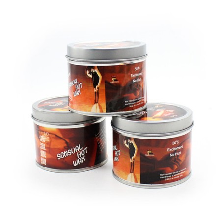 Sensual Hot Massage Oil Heart Candle