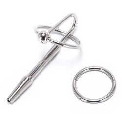 Ultimate Bondage Head Ring w/ Urethral Sounds