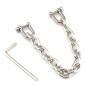 Allen Screw Chain For Wrist And Ankle Cuffs