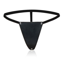 Faux Leather Bikini Panty