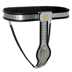 Locking Steel Female Chastity Belt