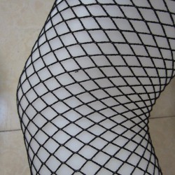 Sexy Fence Net Lace Trim Stockings