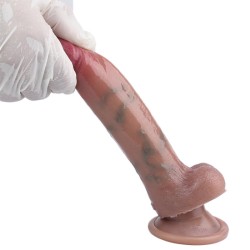 Body-Safe Material  Real Skin Dildo