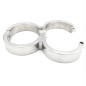 Single Hinge Bondage Handcuffs