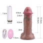 Arosum RealRider Silicone Dildo