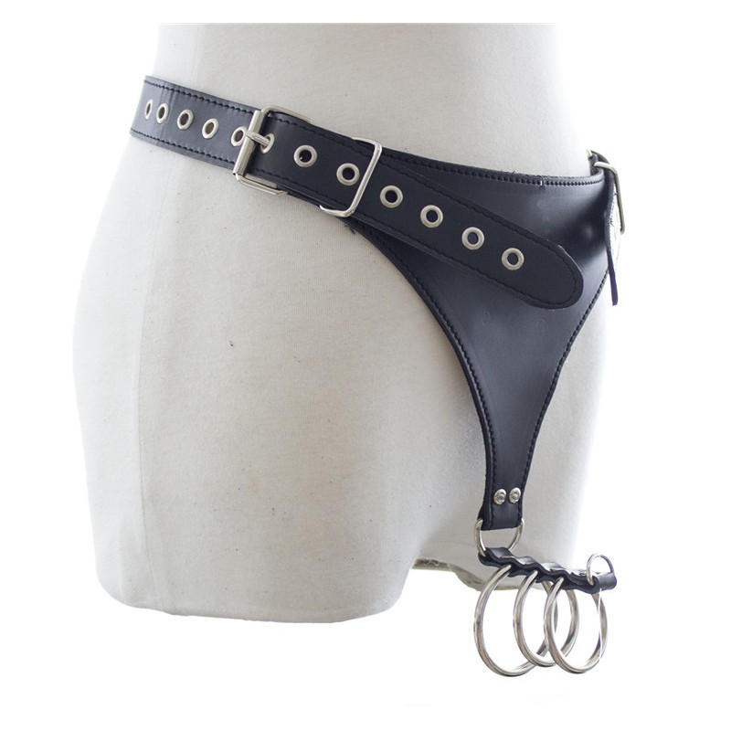 Male Chastity Panty With Metal Ring