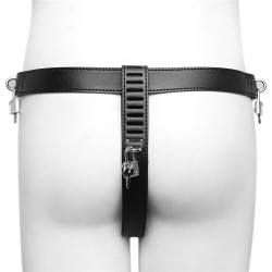 Male Chastity Adjustable Belt Panty