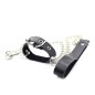 Buckling Cock Ring And Chain Leash Set - Single Layer