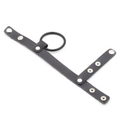 Cock Ring Harness With Ball Divider - Single Layer