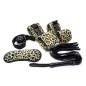 Leopard Print Soft Restraint Kit - 5 Piece