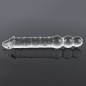 Three Ball  Glass Phallus