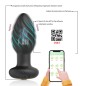 Threaded Anal Butt Plug with App Control