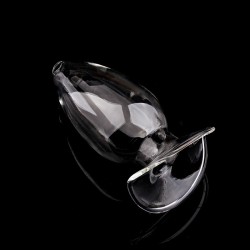 Glass Crystal Hollow Anal Trainer Butt Plug