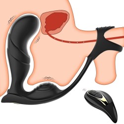 Black Whirlwind Vibrating Prostate Massager