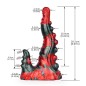 Red Devils Silicone 8.1" Horse Dick