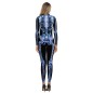 Halloween Skeleton Skin-tight Jumpsuit